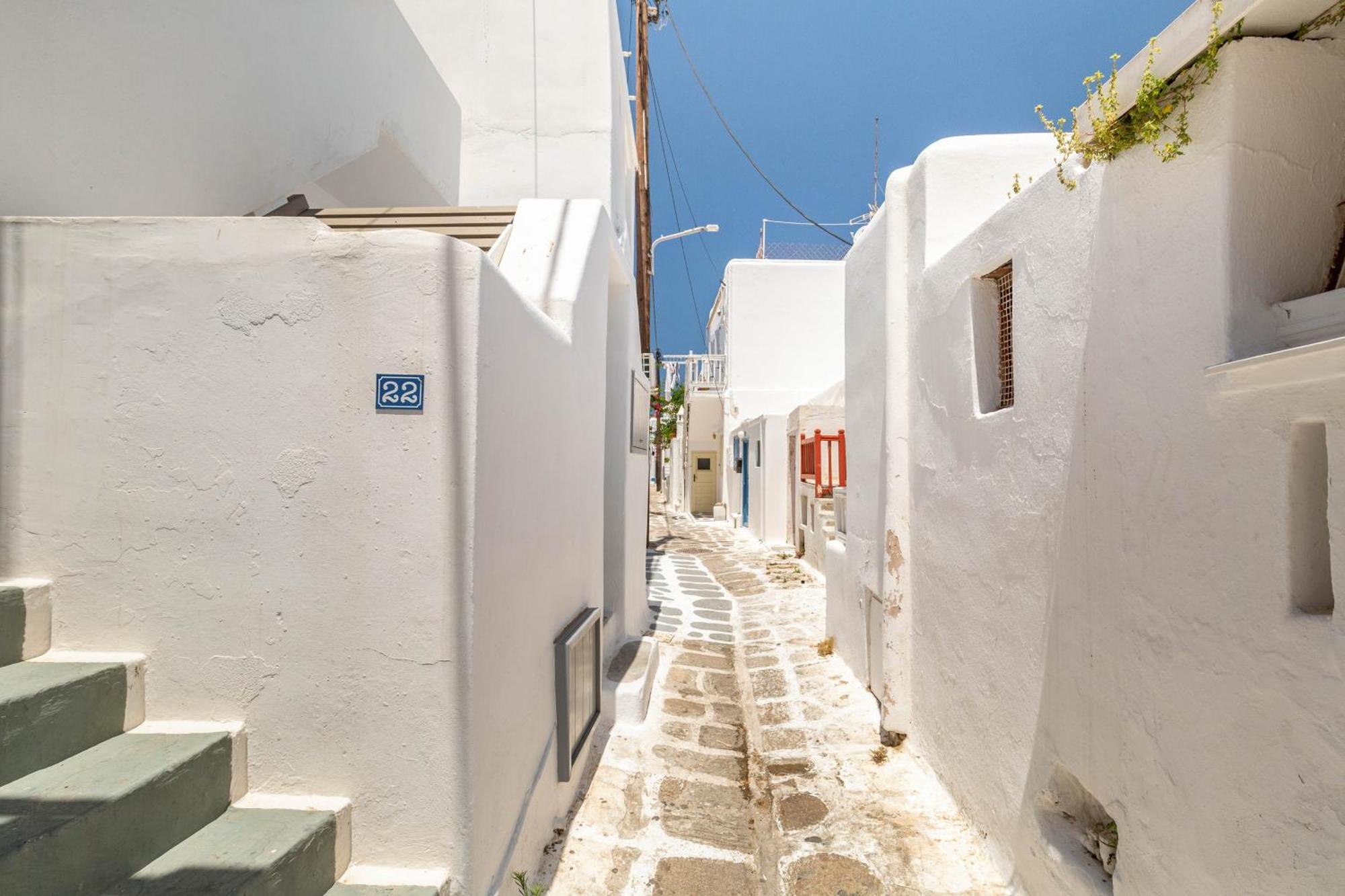 דירות Mykonos Town Elenitas Flat Next To The Windmills מראה חיצוני תמונה